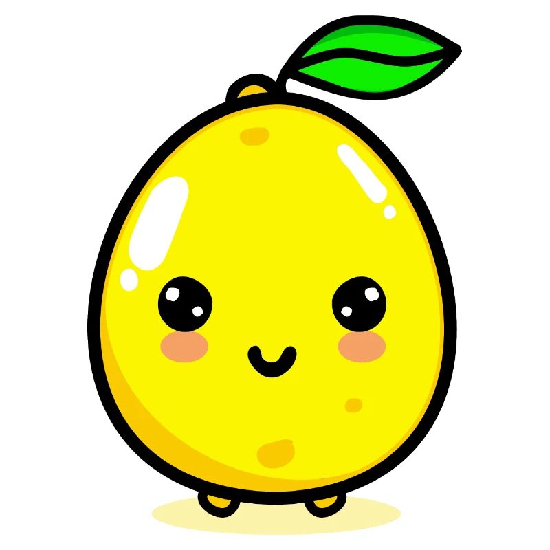 Cute Lemon Kawaii Lemon