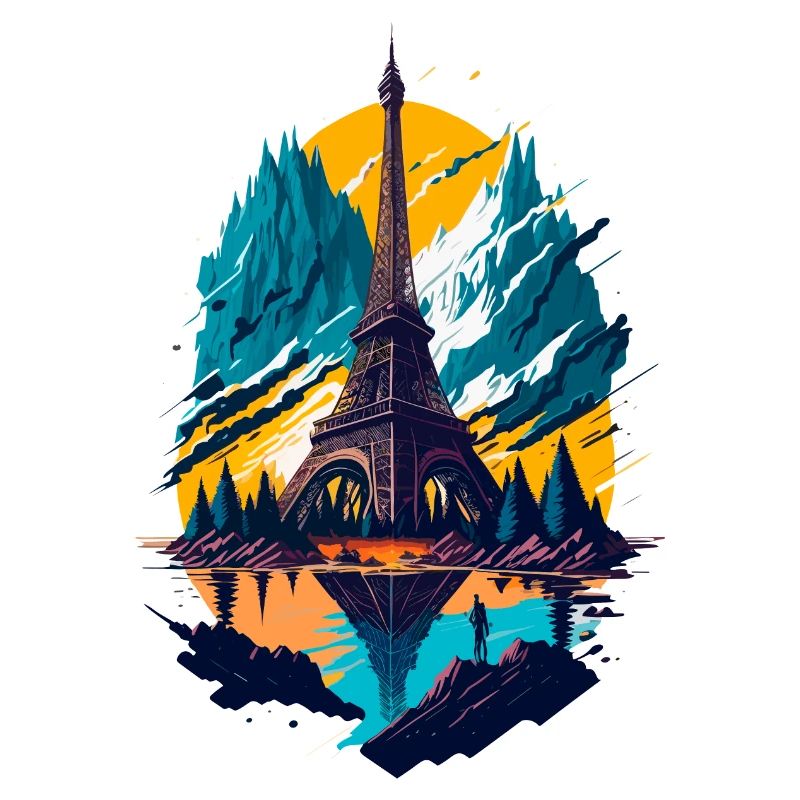Tour abstraite de Paris