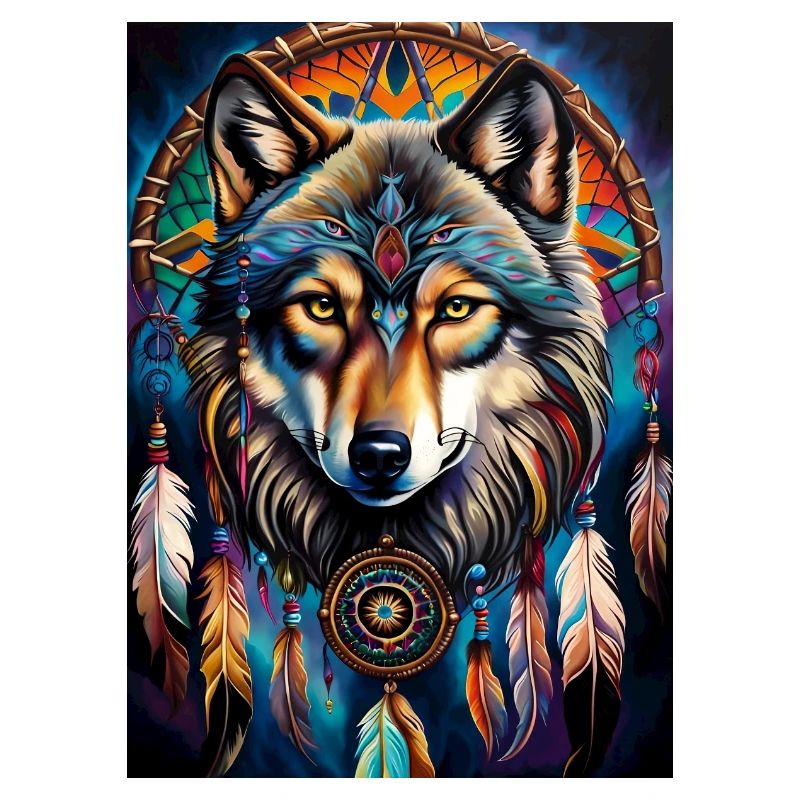Traumfänger Wolf