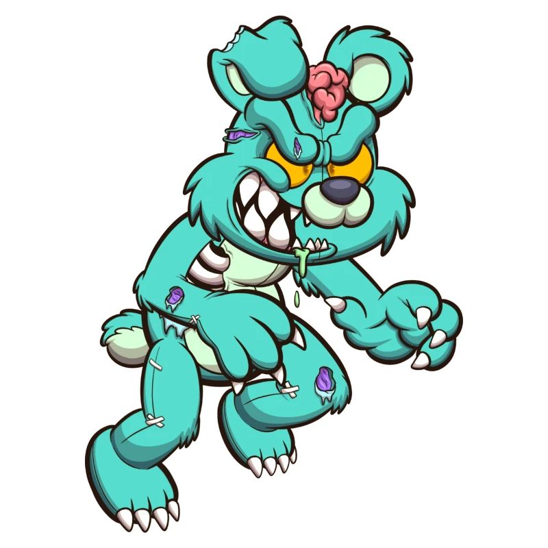 Zombie Teddybär