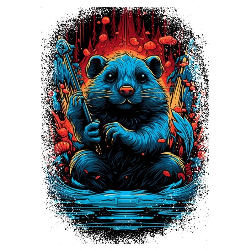 Blagues Bobr Beavers Bever Beaver Dam Canadien