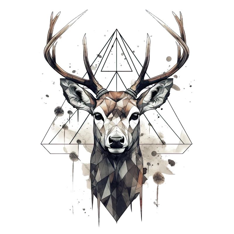 Geometric deer