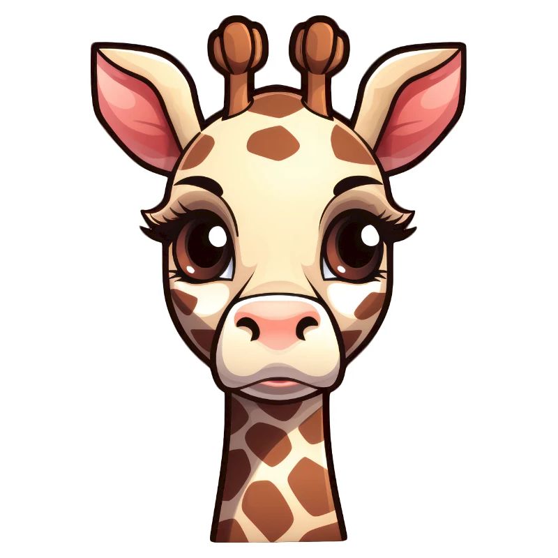 Girafe kawaii mignonne