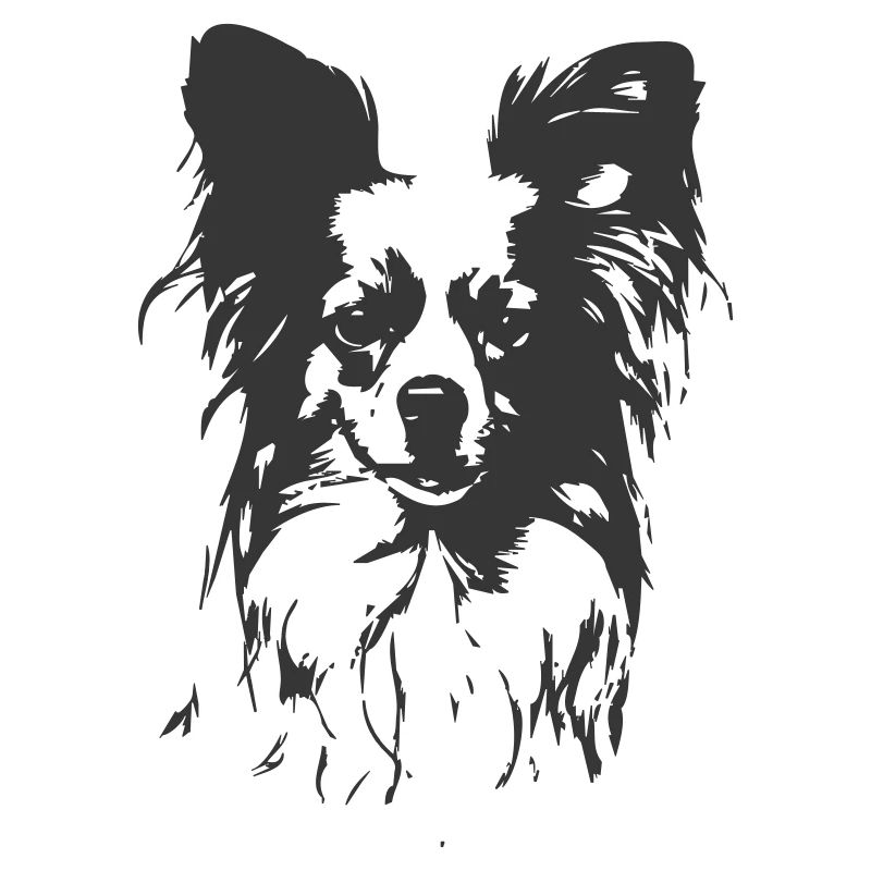 Papillion Dog Vector