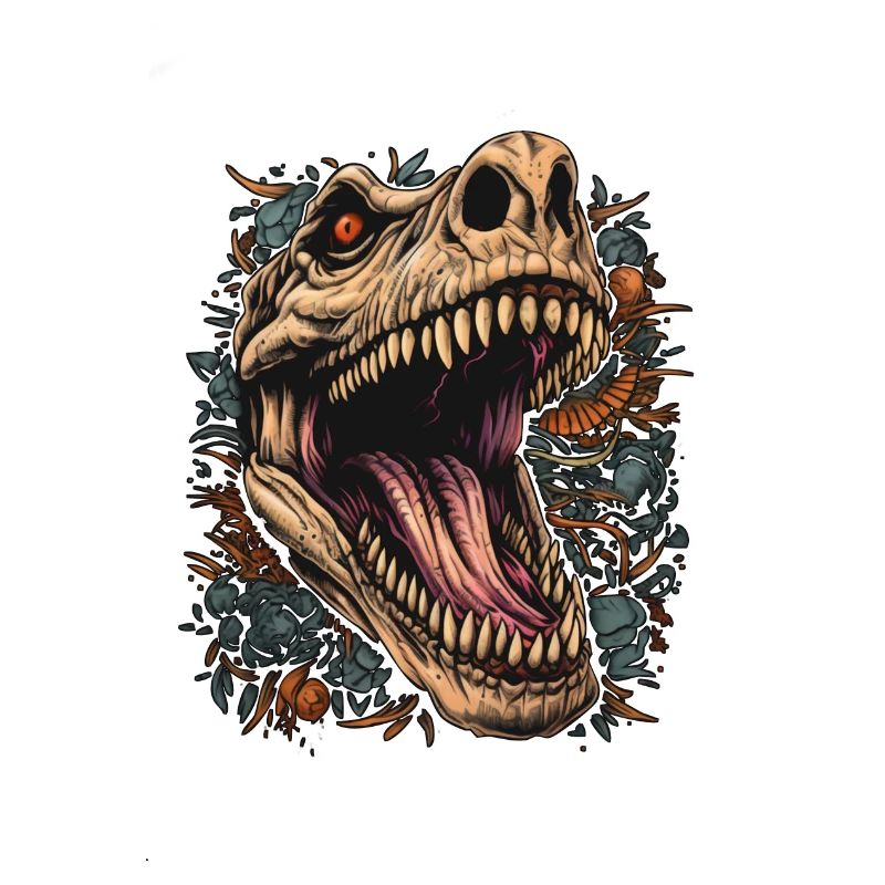 Gruseliger Dinosaurier
