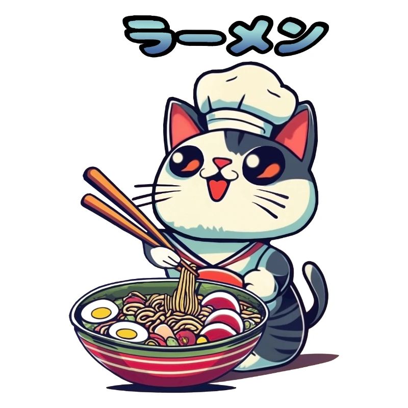 Fun Ramen Cat