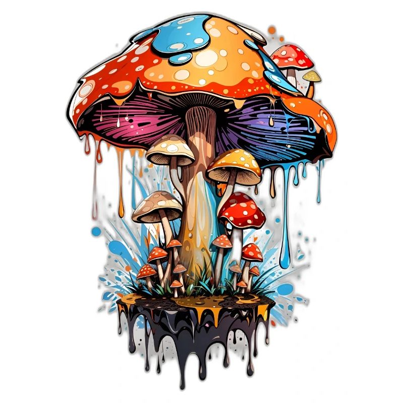 Treten Sie ein in den verzauberten Wald: Psychedelisch