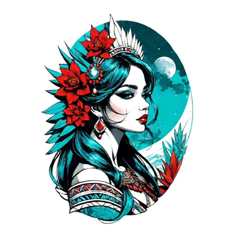 princesse indienne - aztek