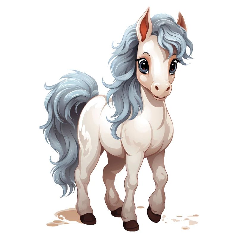 Bébé cheval mignon