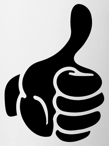 hand thumb like comic