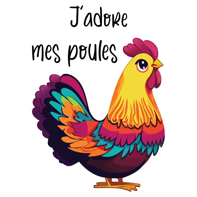 J'adore mes poules !