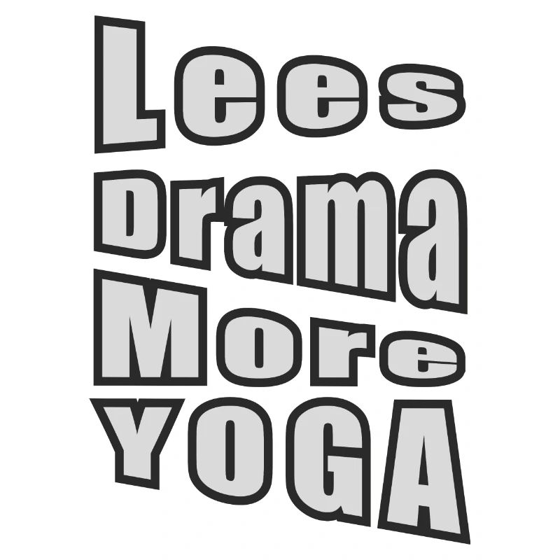 Moins de drame, plus de yoga