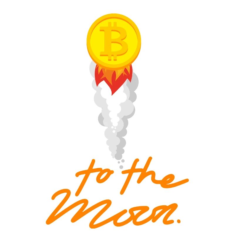 Krypto To the Moon 5 BTC Bitcoin
