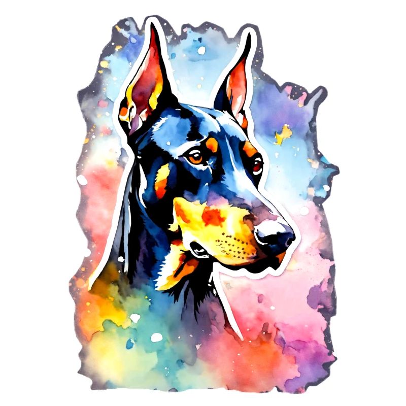 Doberman chien Doberman