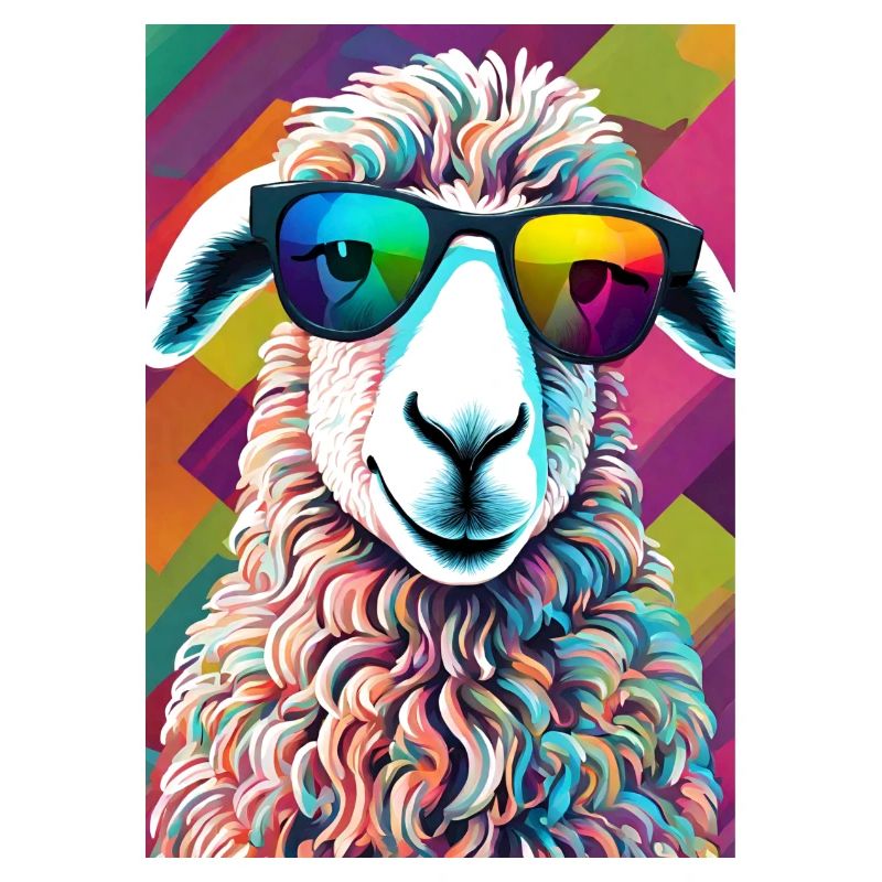 Mouton coloré