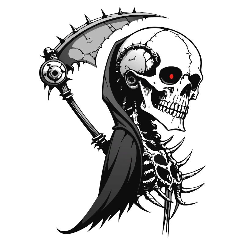 Death Skull // Skull Death // Grim Reaper FS0113