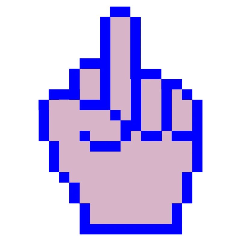 mittelfinger pixel