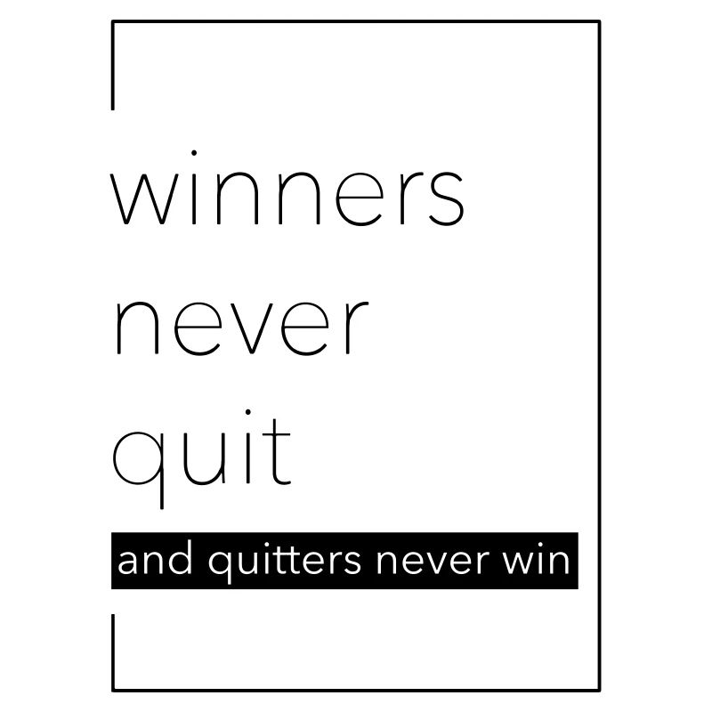 winner never quit