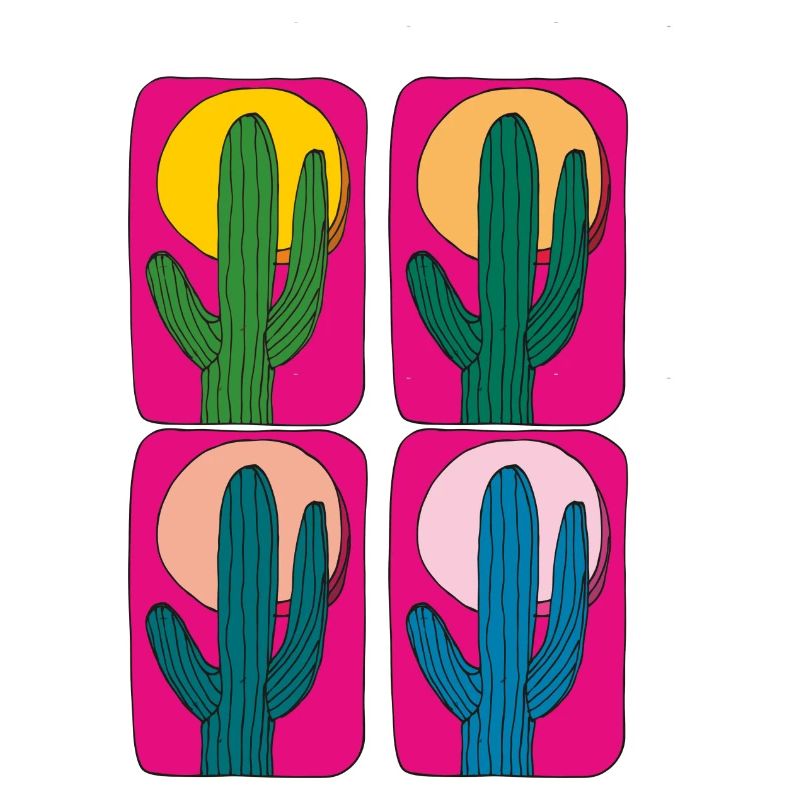 Cactus Mexique 4 plis