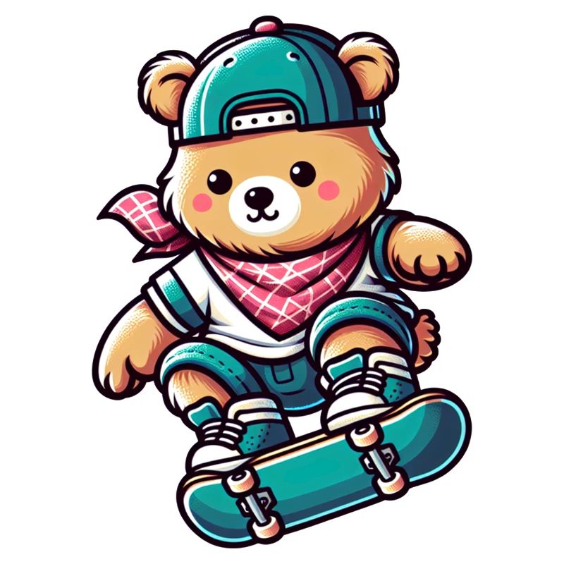 Ours patineur mignon