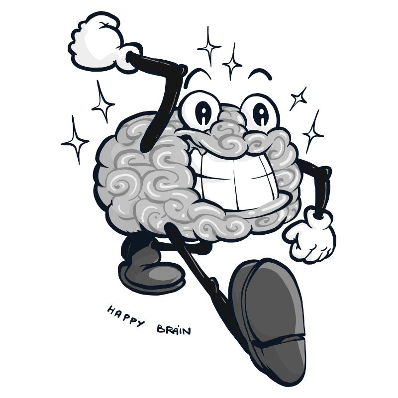 Happy Brain - Graue Version