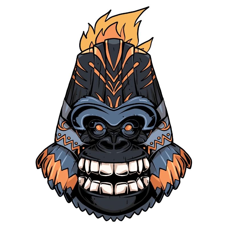 Tiki gorilla