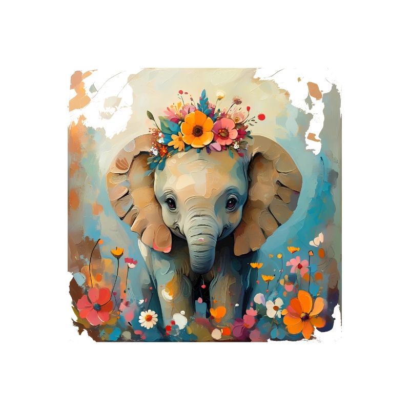 Éléphant mignon