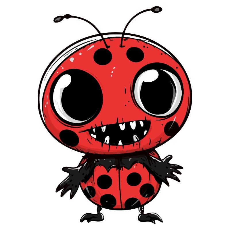 Ladybug Halloween Funny Zombie