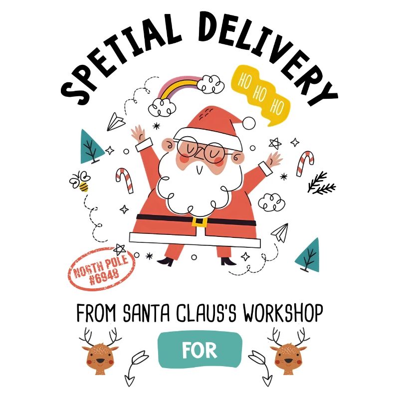 Weihnachten Kinder Anpassbare Geschenktüte