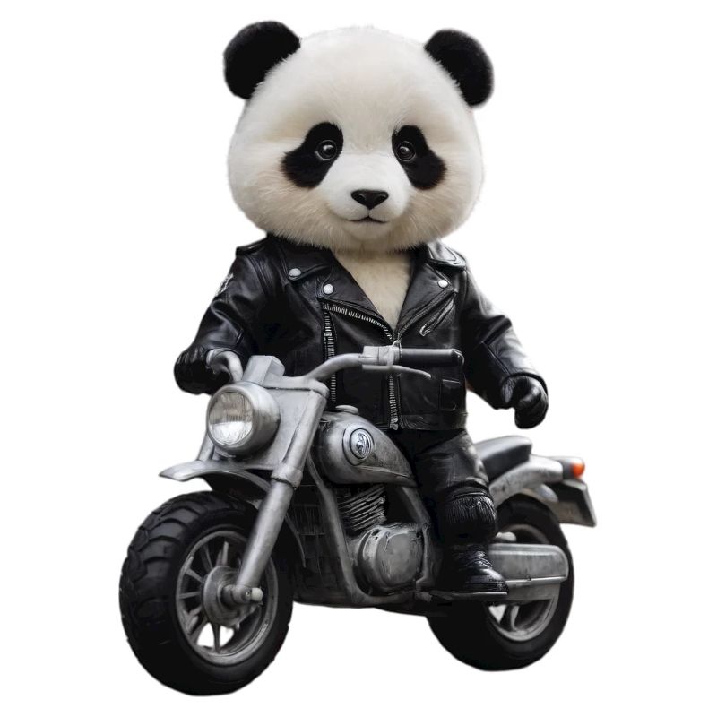 Biker Panda