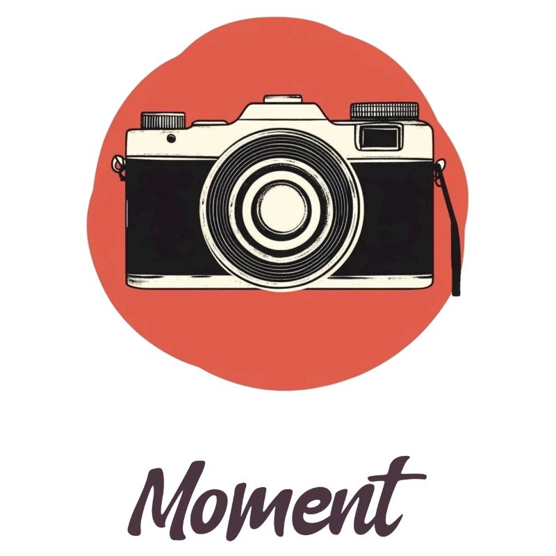 Minimalist Camera Design Simple Modern Gift