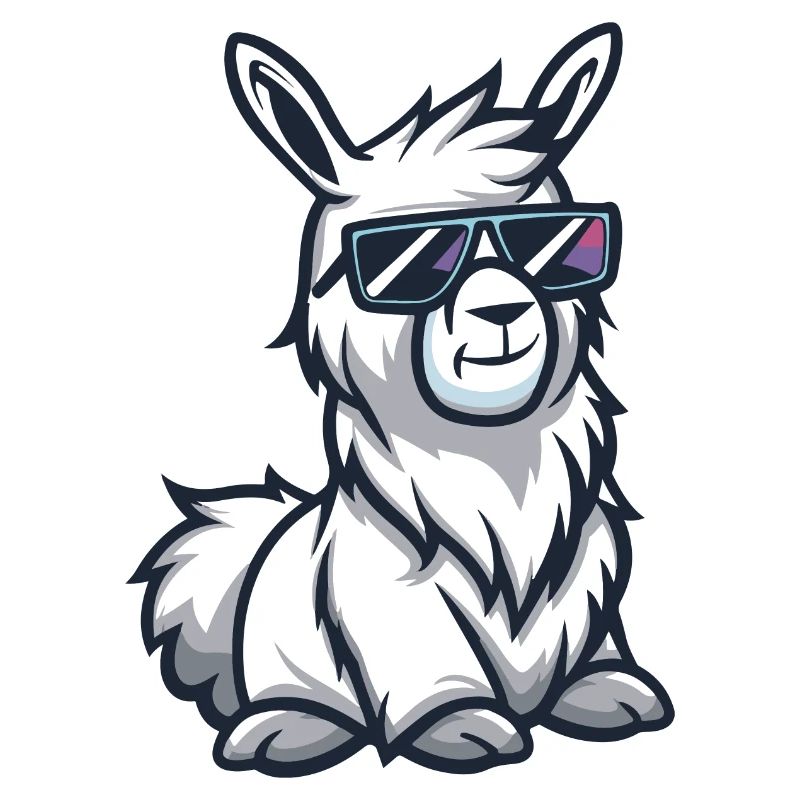 Alpaca Llama Comic Cool
