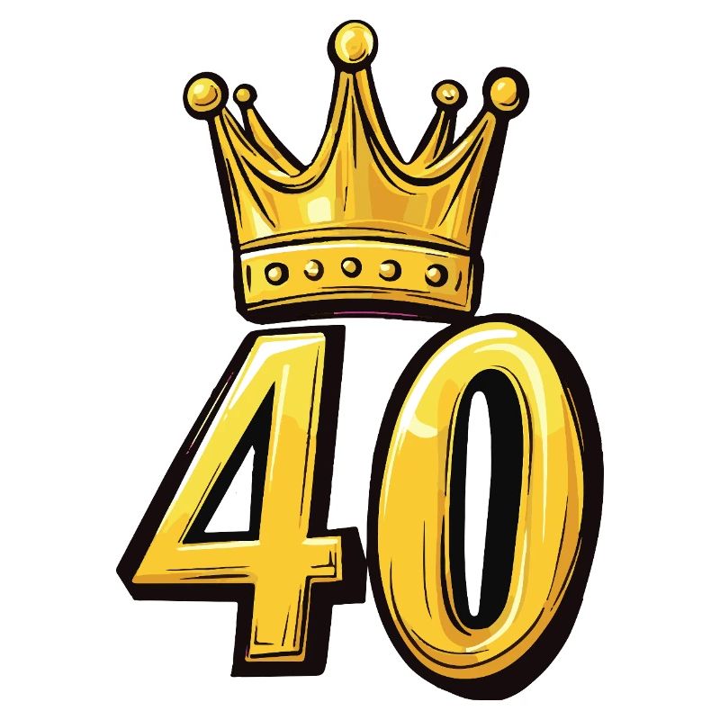 40 Zahl Krone