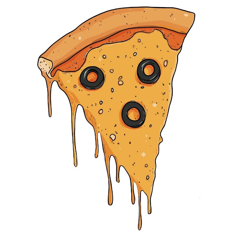 Pizza Slice - Olives