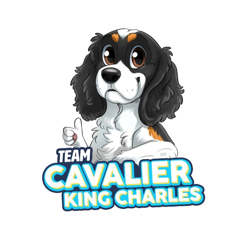 TEAM Cavalier King Charles - Black Tricolor