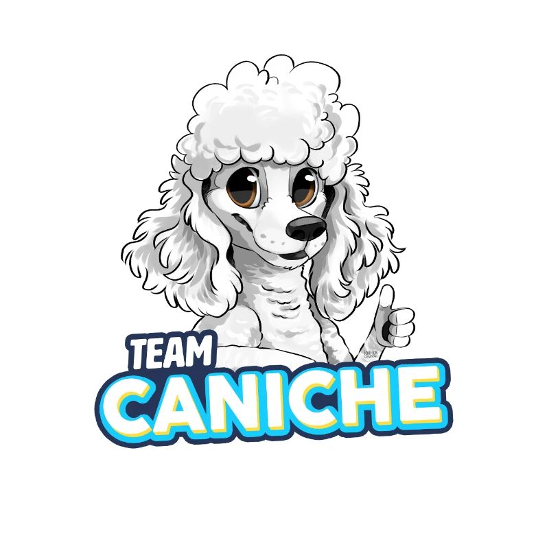 TEAM Caniche - Blanc