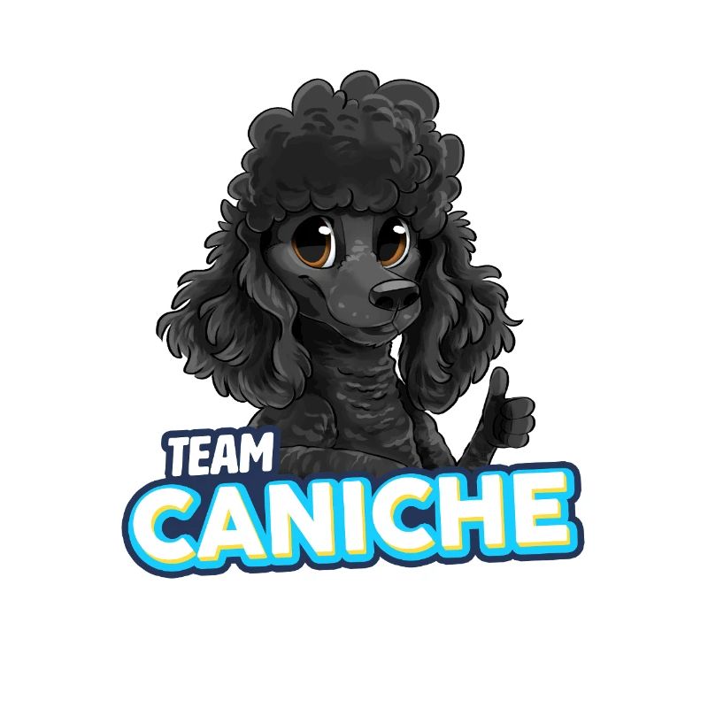 TEAM Caniche - Noir