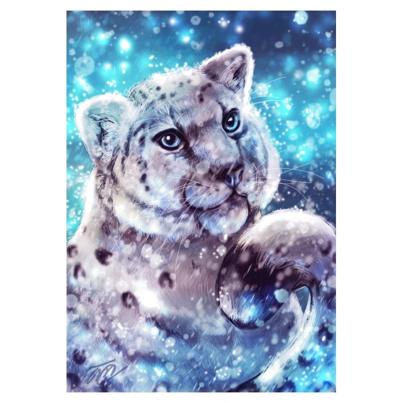 Schneeleopard Poster