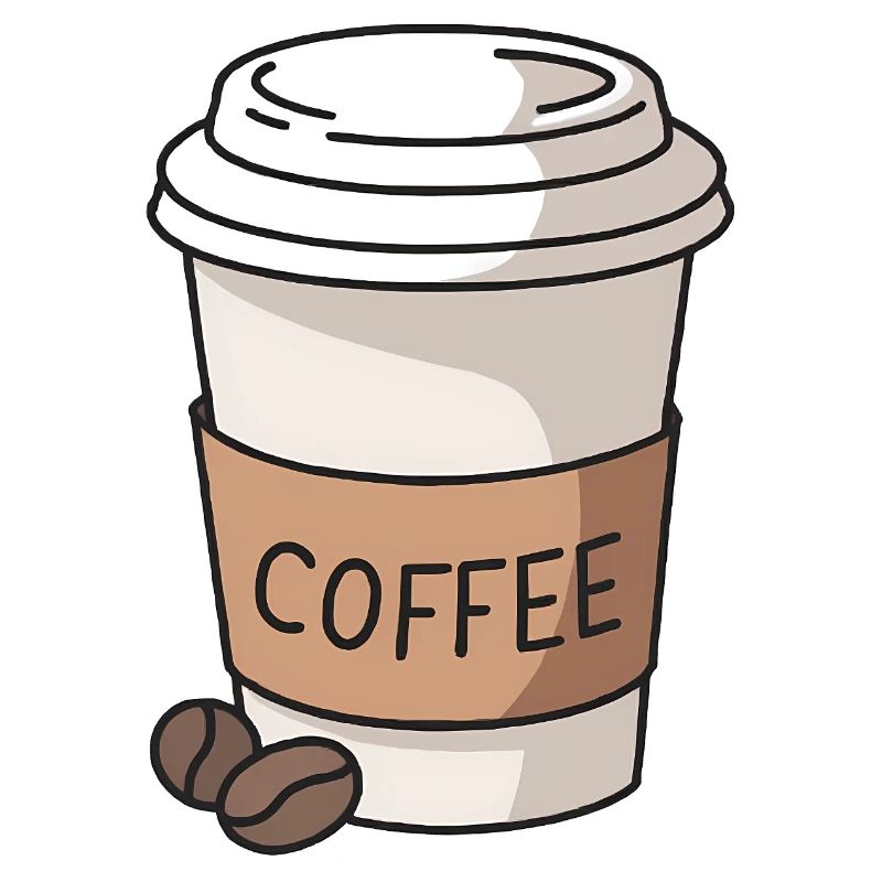 Coffee Cup Simple Caffeine Lover