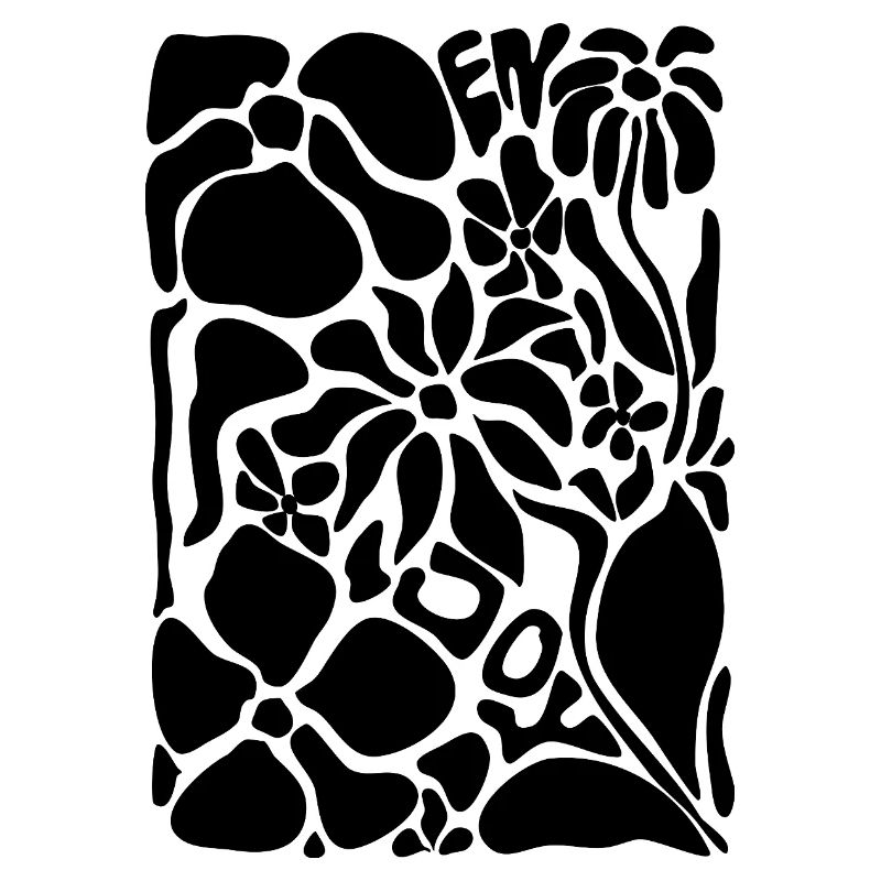Fleurs abstraites - Profitez-en
