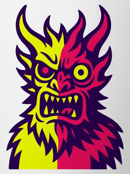 Pop Art Devil's Monster