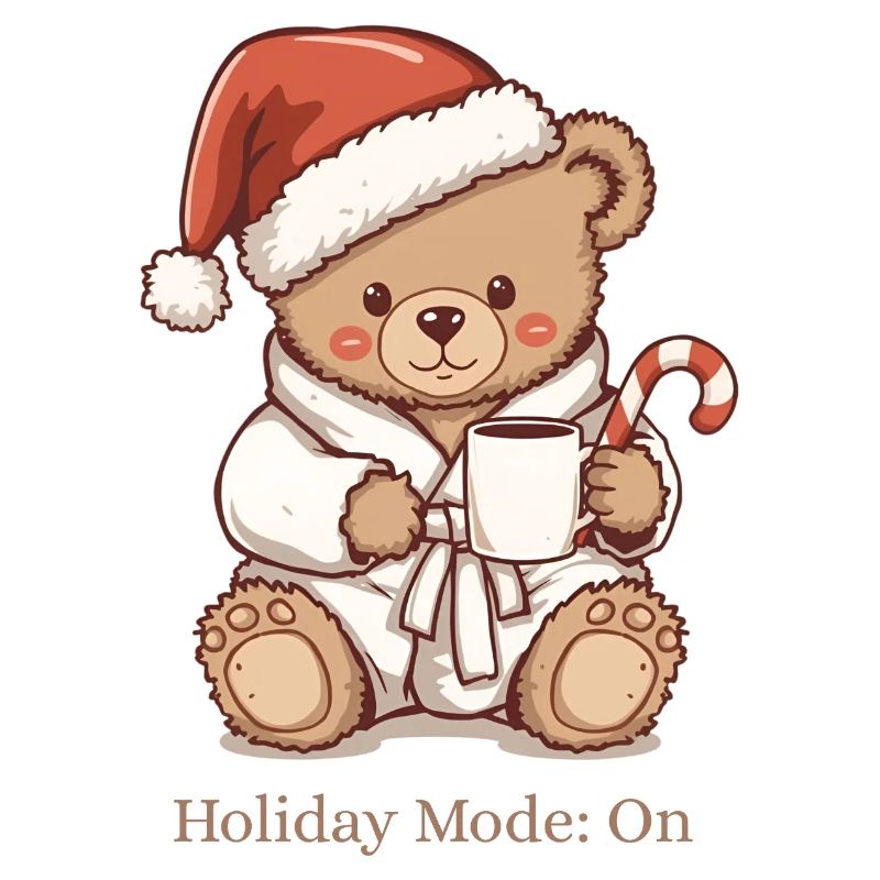 Cozy Teddy Xmas – Mode vacances : Activé