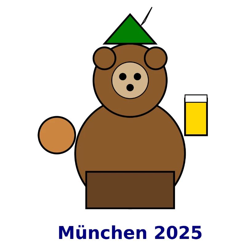 Munich Bear 2025 Festive Design