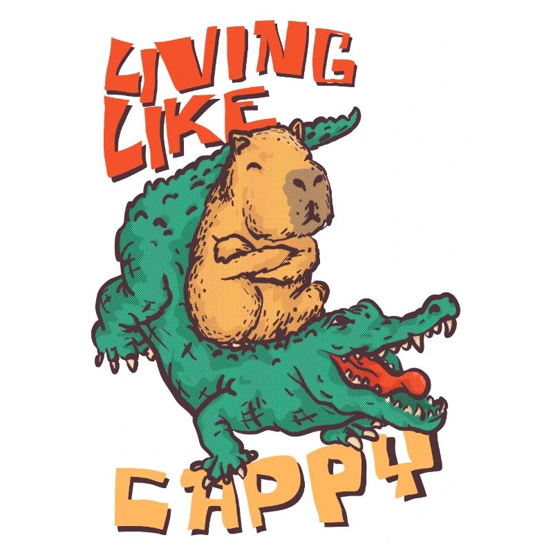 Wohnen wie Cappy - Cappybara Ride Crocodille
