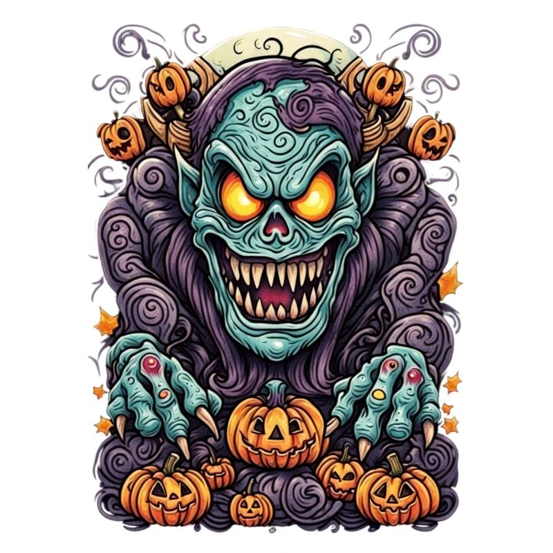 Sinistre créature de l’enfer d’Halloween