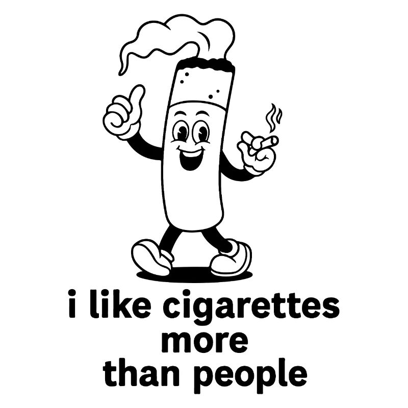 J’aime la cigarette plus que les gens