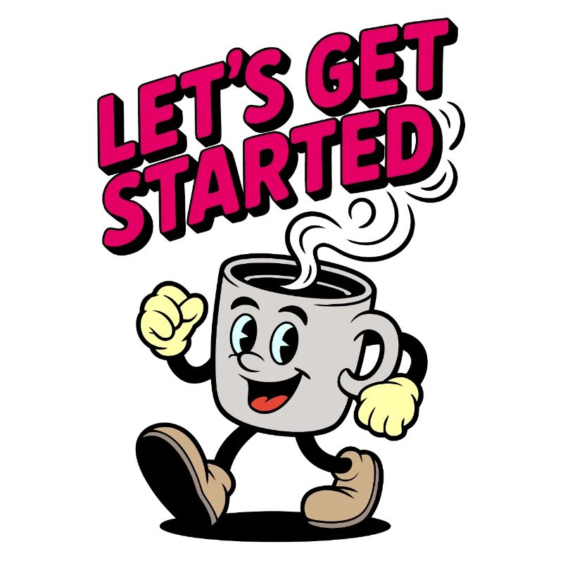 Coffee Kickstart Motif