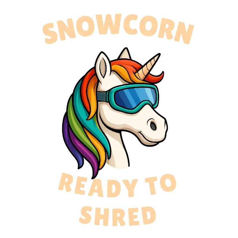 Schnee Einhorn 