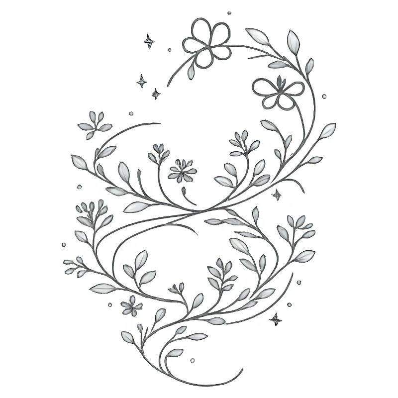 Silver Flower Vine