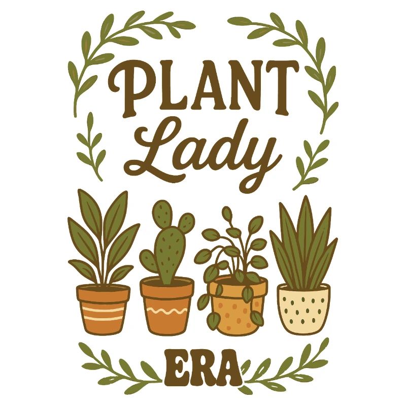 Dame Plante Époque Verte